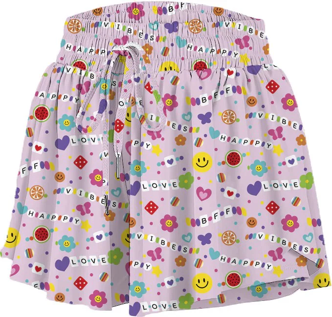 Azarhia Girl's Butterfly Flowy short - Image 7