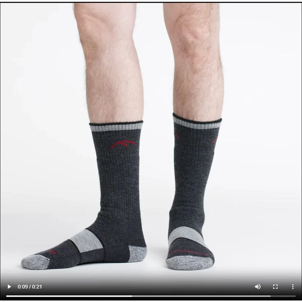 Darn Tough Socks Men's Hiker Midweight Boot Sock with Cushion - Image 3