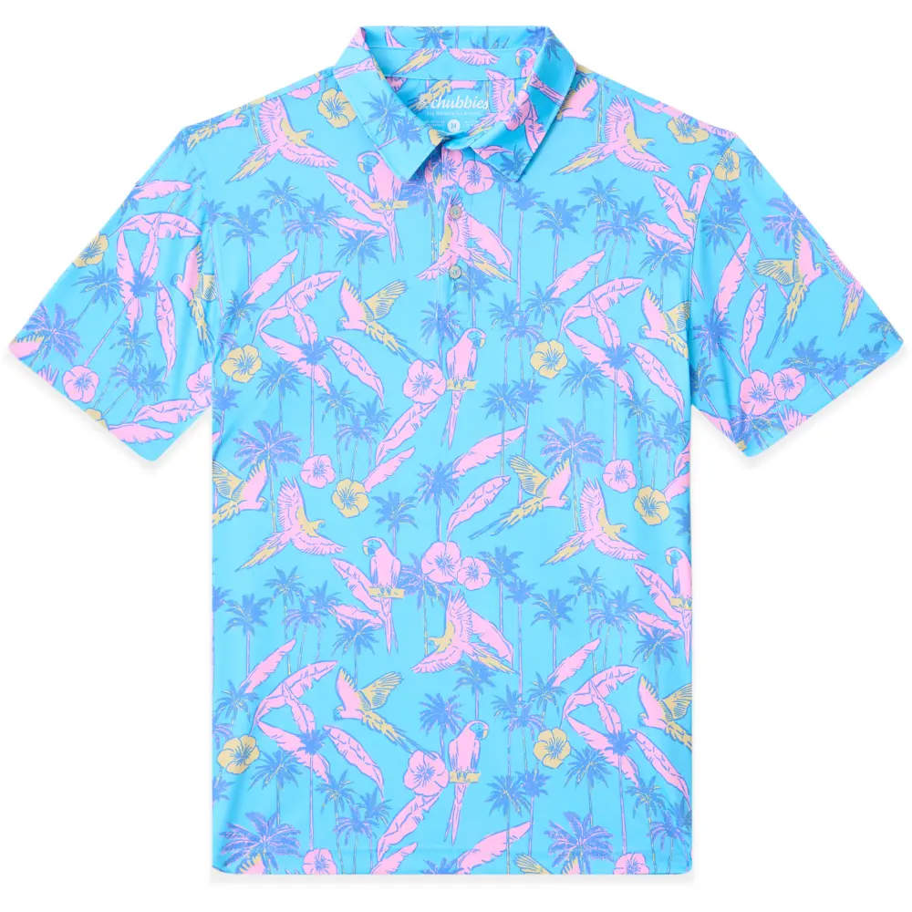 Chubbies Men's The Flock Party Performance Polo