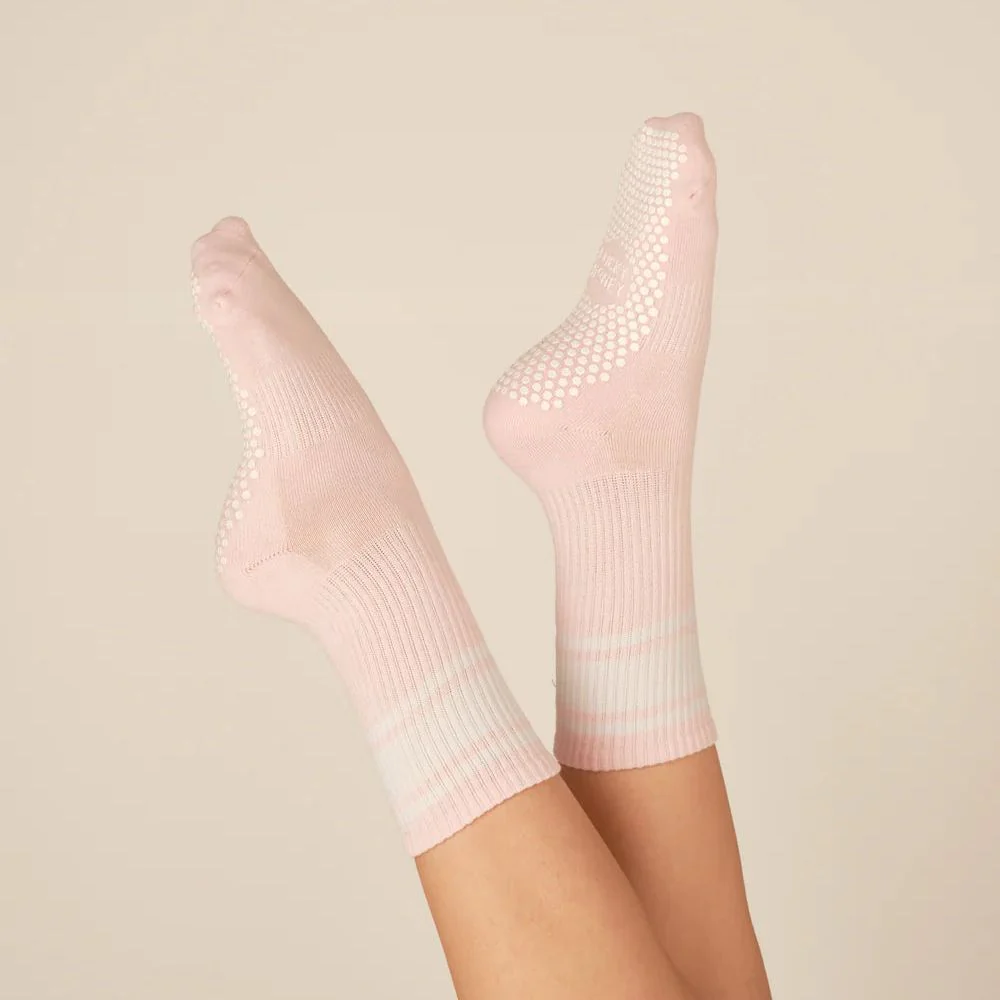 Lucky Honey The Crew Stipe Grip Socks - Image 4