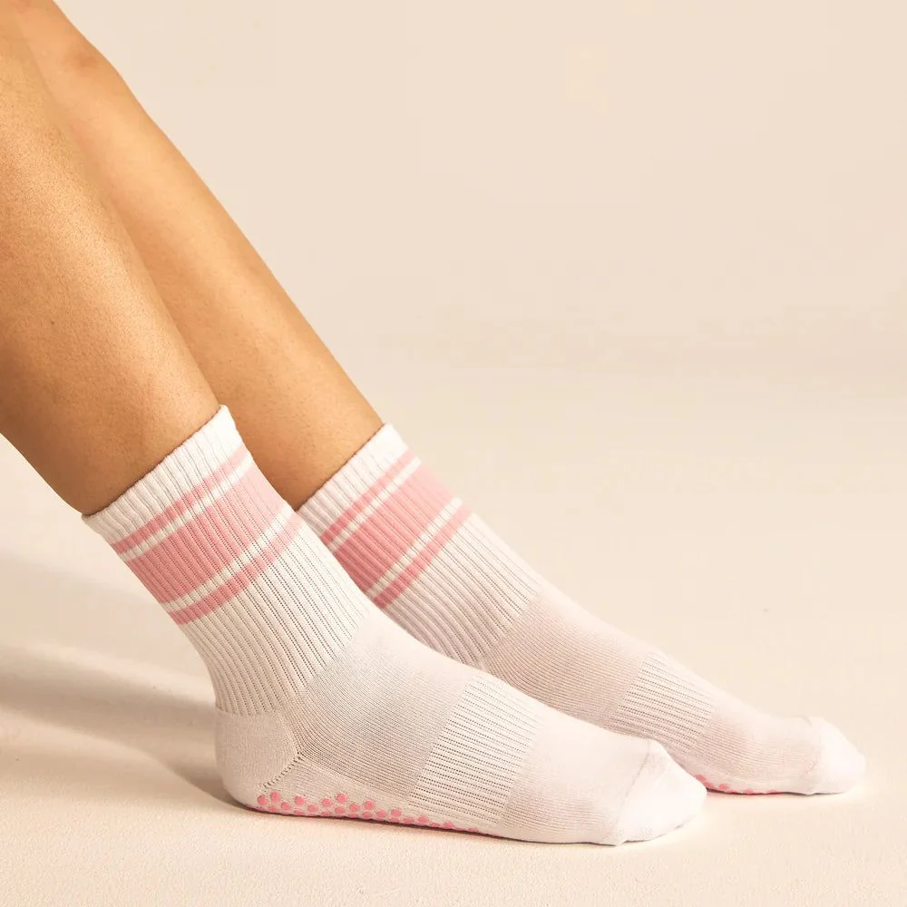 Lucky Honey The Crew Stipe Grip Socks - Image 5