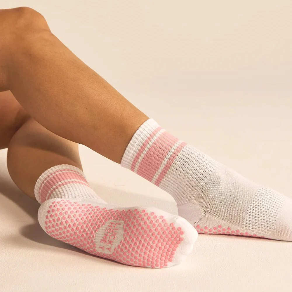 Lucky Honey The Crew Stipe Grip Socks - Image 6