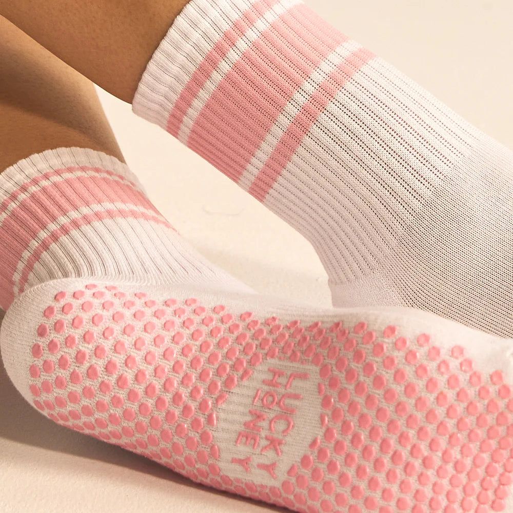Lucky Honey The Crew Stipe Grip Socks - Image 7
