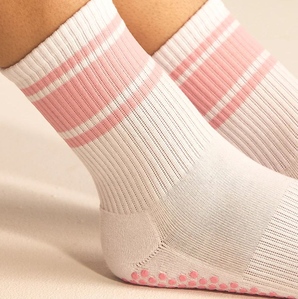 Lucky Honey The Crew Stipe Grip Socks - Image 8