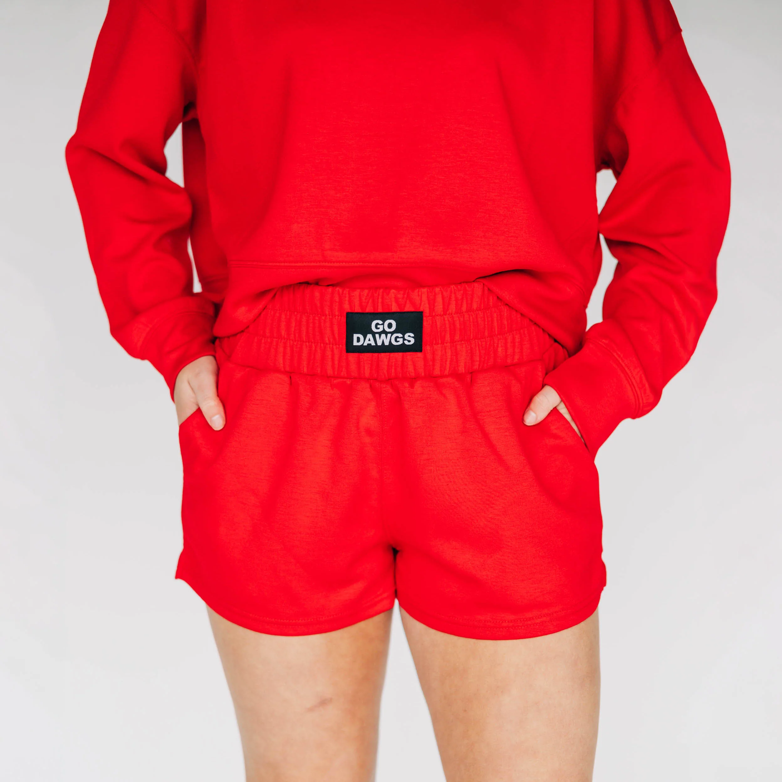 Scarlet & Gold Women's Ava Airy Shorts - Georgia