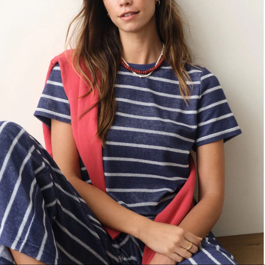 Marine Layer Women's Beach Terry Crewneck - Image 4