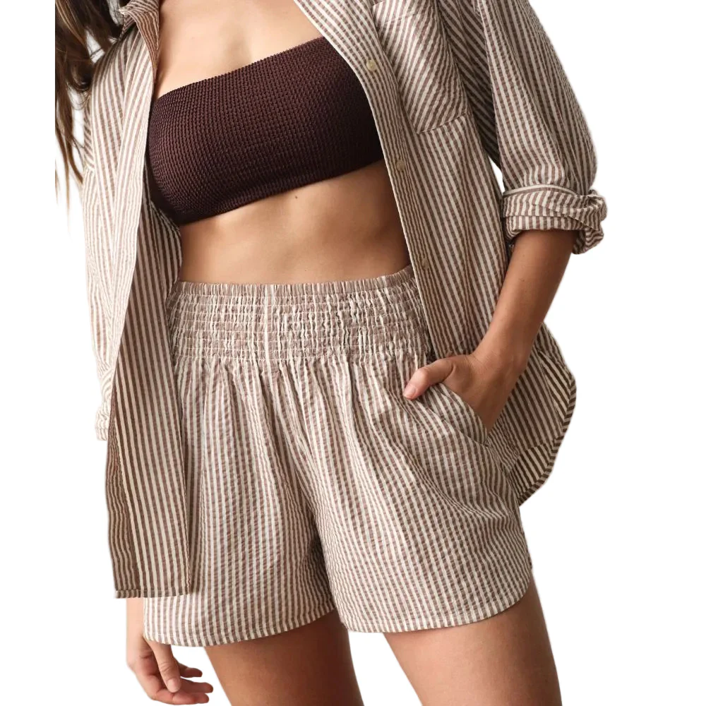 Marine Layer Women's Isla Seersucker Short