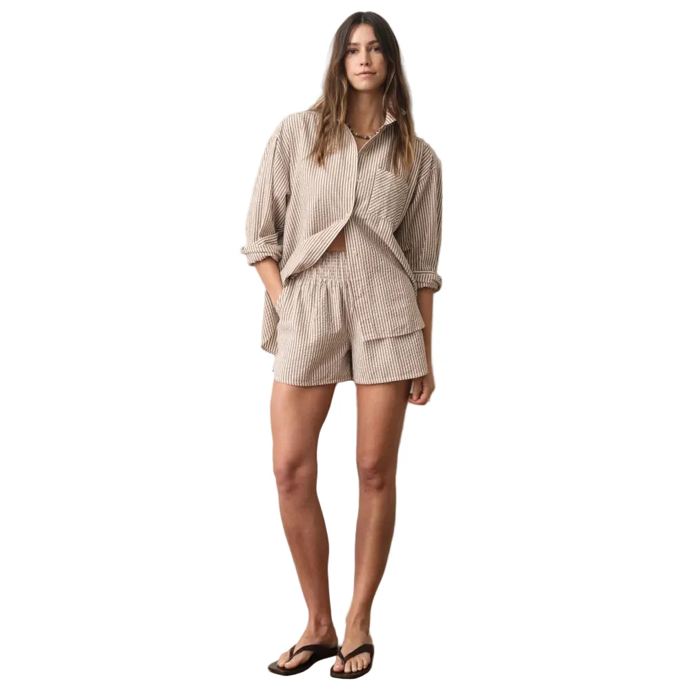 Marine Layer Women's Isla Seersucker Short - Image 2