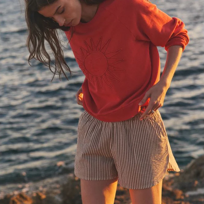 Marine Layer Women's Isla Seersucker Short - Image 4