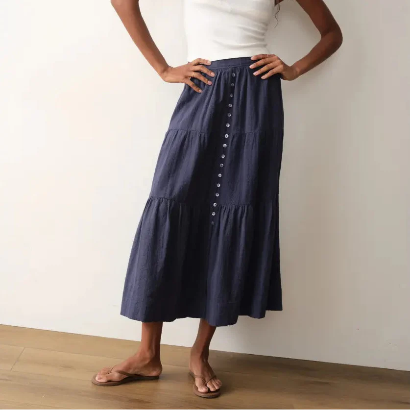 Marine Layer Women's Lana Button-through Skirt - Image 2