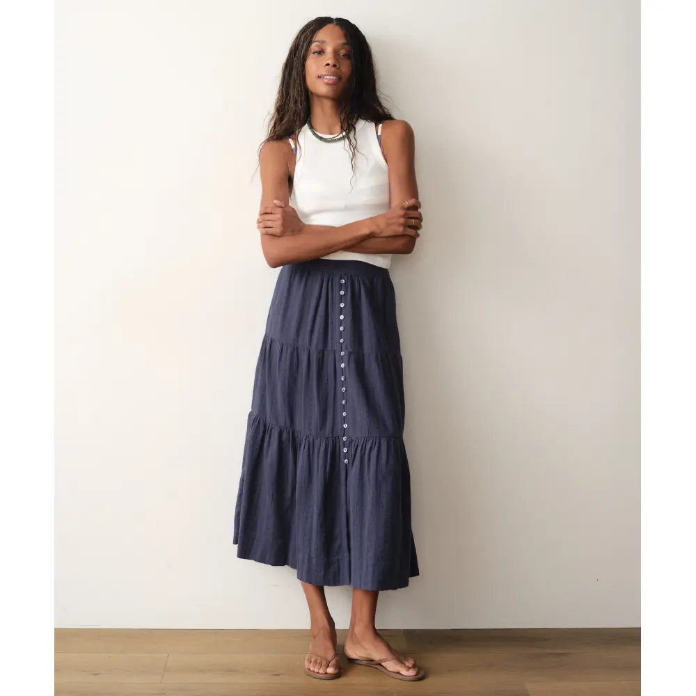 Marine Layer Women's Lana Button-through Skirt - Image 4