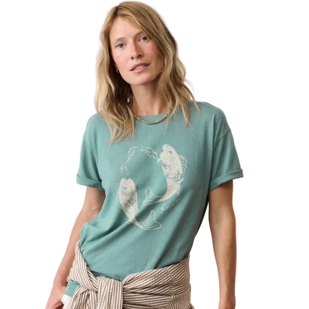 Marine Layer Women's Oversized Hemp Graphic Tee