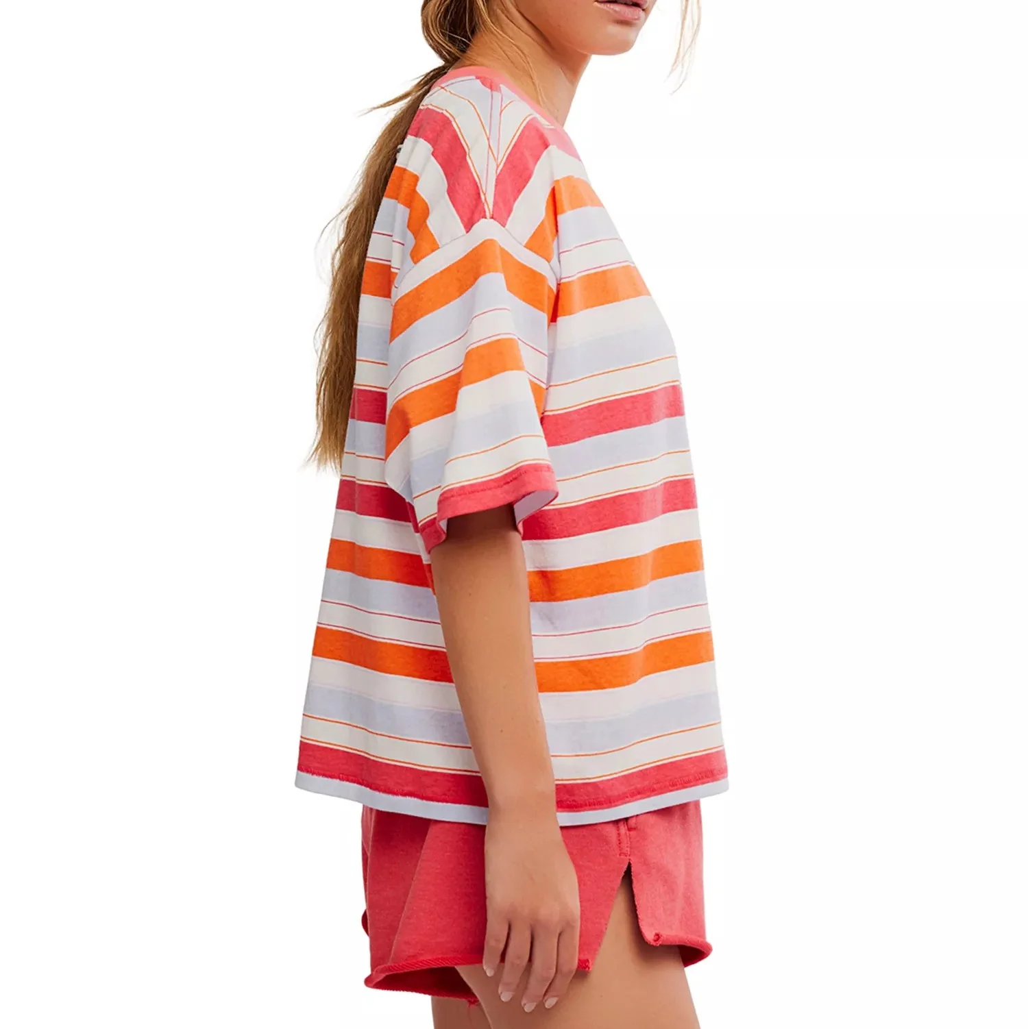 FP Movement Women's Stripe Tackle Short Sleeve Tee - Image 2