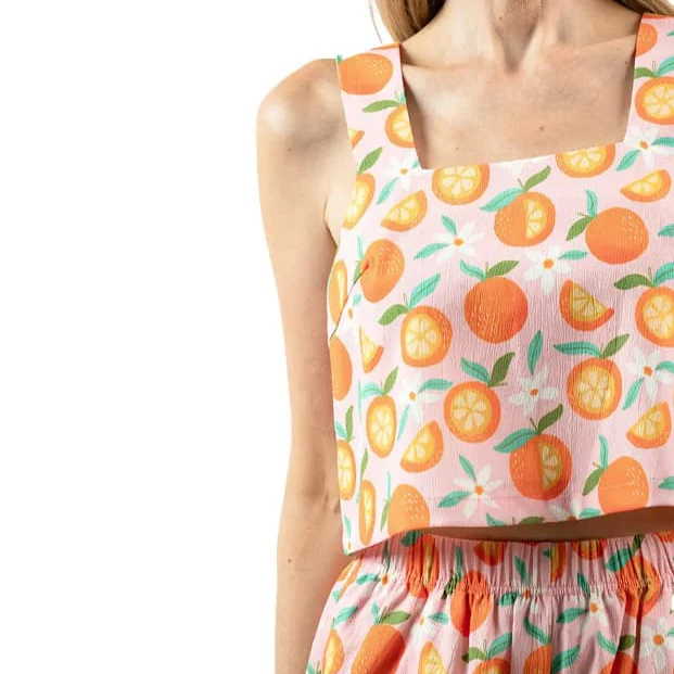 KatyDid Women's Two Piece Peaches Set - Image 3